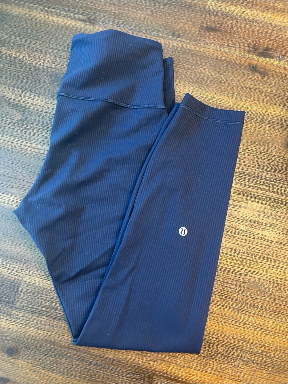 Lululemon wunder train ribbed high rise 25”